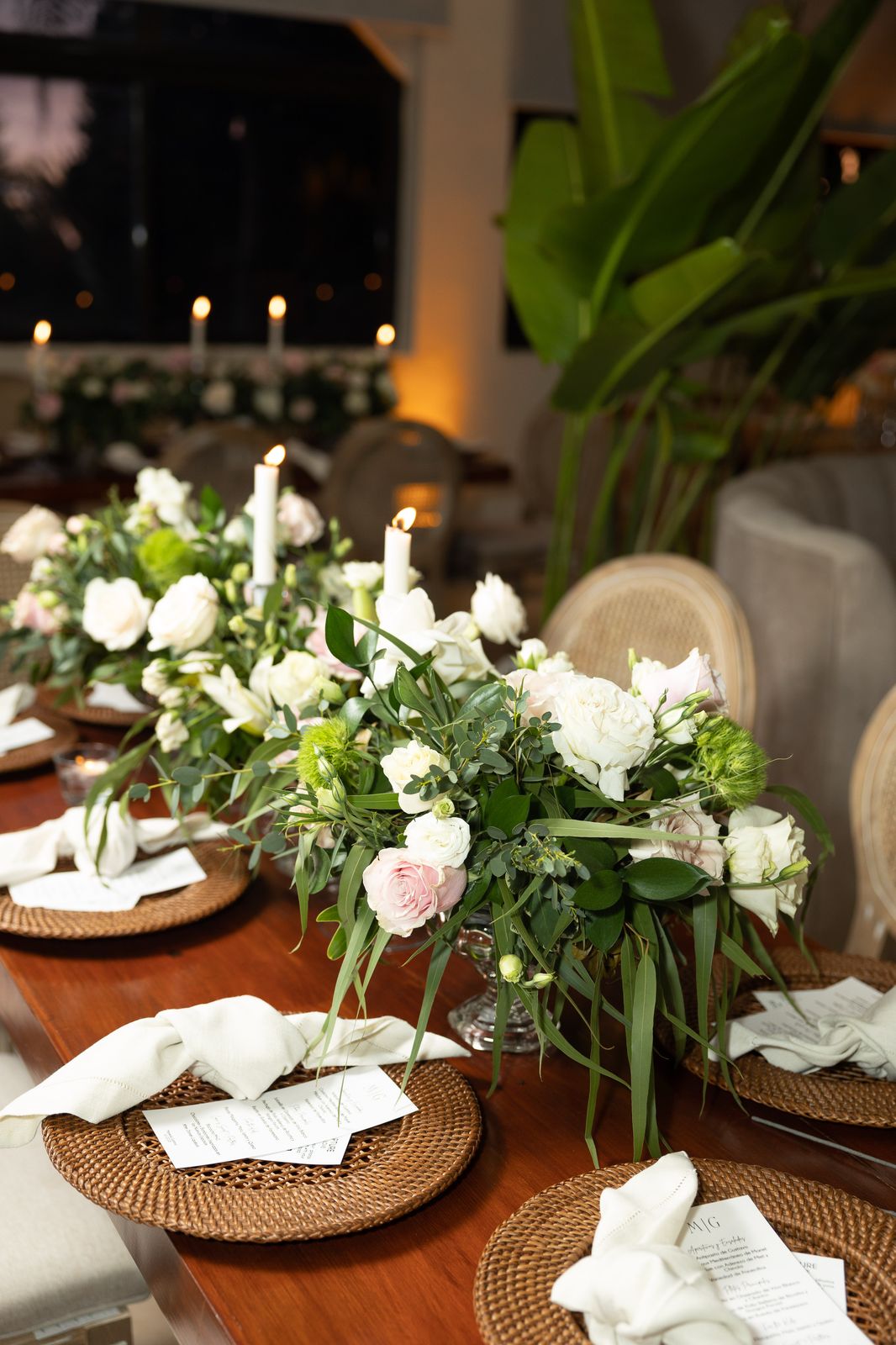 Decoración mesa boda